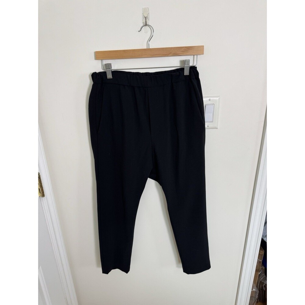 Nili Lotan Dropped Crotch Pants Wool Blend Size 2 Cropped - Picture 2 of 6